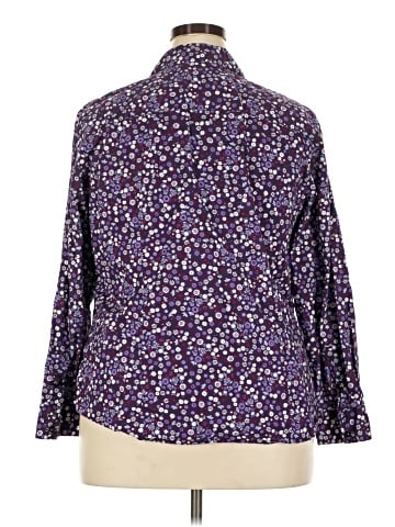 Charter Club 3/4 Sleeve Button-Down Shirt (view 2)