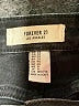 Forever 21 Black Denim Shorts Size 28 waist - photo 3