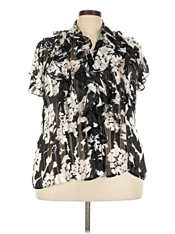 Jones New York Collection Short Sleeve Blouse (view 1)