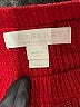Burberry 100% Baumwolle Solid Burgundy Pullover Sweater Size 6 - photo 9