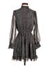 Aqua Paisley Gray Cocktail Dress Size S - photo 1