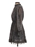 Aqua Paisley Gray Cocktail Dress Size S - photo 5