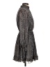 Aqua Paisley Gray Cocktail Dress Size S - photo 4