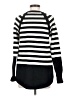 By Anthropologie Stripes Black Pullover Sweater Size XS - photo 2