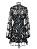 Topshop 100% Polyester Black Cocktail Dress Size 4 - photo 2