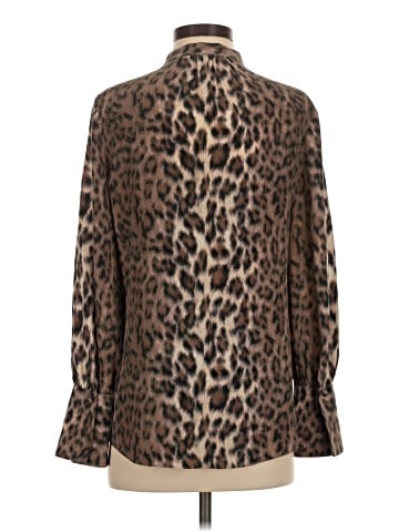 Joie Long Sleeve Silk Top (view 2)