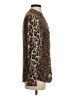 Joie 100% Silk Animal Print Brown Long Sleeve Silk Top Size XS - photo 4