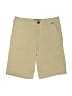 Hurley Solid Tan Khaki Shorts Size 14 - photo 1