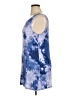 Logo Layers Tie-dye Blue Casual Dress Size XL - photo 5
