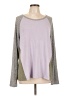 Saturday Sunday Color Block Purple Pullover Sweater Size L - photo 1