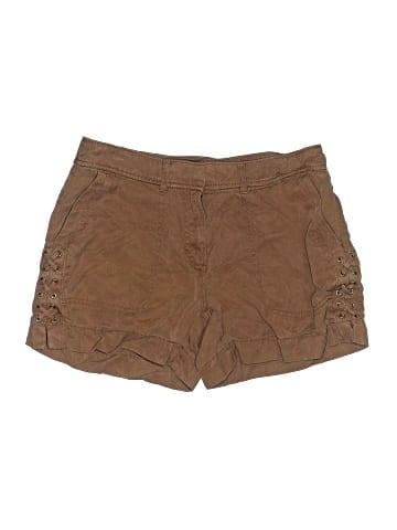 White House Black Market Khaki Shorts (view 1)