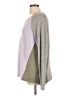 Saturday Sunday Color Block Purple Pullover Sweater Size L - photo 5