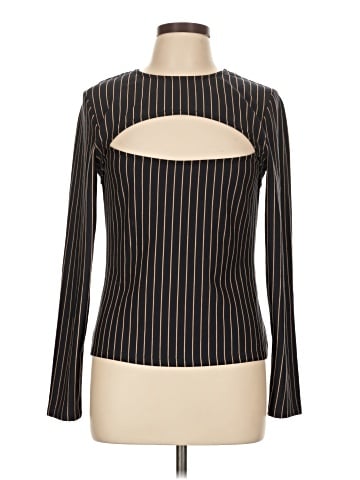 Zara W&B Collection Long Sleeve Top (view 1)
