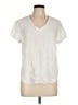 Cloth & Stone 100% Rayon Ivory Short Sleeve Blouse Size L - photo 1