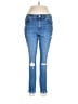 Express Hearts Blue Jeans Size 10 - photo 1