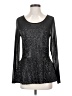 Boston Proper Black Long Sleeve Top Size S - photo 1