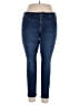 Old Navy Solid Blue Jeans Size 14S - photo 1