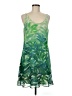 CAbi 100% Polyester Tropical Green Cocktail Dress Size M - photo 1