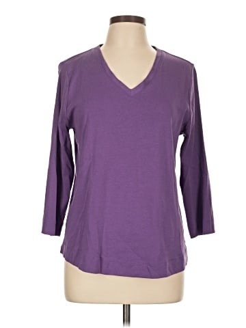 Chico's 3/4 Sleeve T-Shirt (view 1)