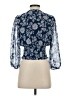 Aqua 100% Polyester Blue 3/4 Sleeve Blouse Size S - photo 2