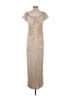 Xscape Metallic Gold Cocktail Dress Size 8 - photo 2