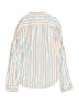 Jacadi Stripes White Long Sleeve Button-Down Shirt Size 12 - photo 2