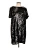 Nine West 100% Polyester Black Cocktail Dress Size L - photo 1