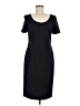 Escada 100% Virgin Wool Solid Black Casual Dress Size EU 38 / US 8 - photo 1