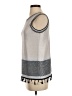 Nic + Zoe 100% Polyester Gray Sweater Vest Size XS - photo 5