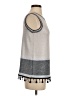 Nic + Zoe 100% Polyester Gray Sweater Vest Size XS - photo 4