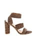 Gianni Bini Animal Print Brown Sandals Size 8 - photo 1