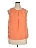 Shein 100% Polyester Orange Sleeveless Blouse Size XL - photo 1