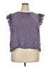 On 34th Purple Sleeveless Blouse Size 3X - photo 1