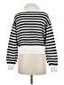 Ann Taylor 100% Cotton Stripes White Jacket Size M - photo 2