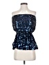 Boston Proper 100% Polyester Blue Sleeveless Top Size XS - photo 1