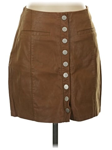 Free People Faux Leather Skirt (view 1)