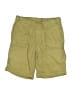 Gap Kids 100% Cotton Solid Green Tan Cargo Shorts Size 16 - 18 - photo 1