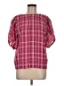 Madewell Pink Short Sleeve Blouse Size M - photo 1