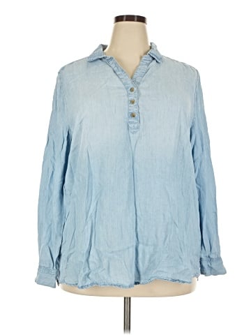 Style&Co Long Sleeve Blouse (view 1)