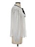 Adrianna Papell 100% Polyester Polka Dots Ivory Long Sleeve Blouse Size S - photo 4