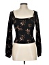 Lush Black Long Sleeve Blouse Size L - photo 1