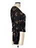 Lush Black Long Sleeve Blouse Size L - photo 4