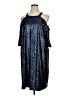 ASOS Curve 100% Polyester Blue Cocktail Dress Size 16 - photo 1