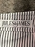 Jules and James 100% Polyester Stripes Gray Long Sleeve Blouse Size M - photo 7
