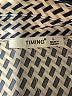 Timing Houndstooth Blue Long Sleeve Blouse Size L - photo 7