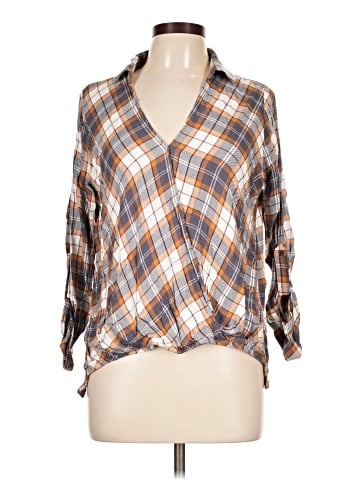 Polly & Esther 3/4 Sleeve Blouse (view 1)