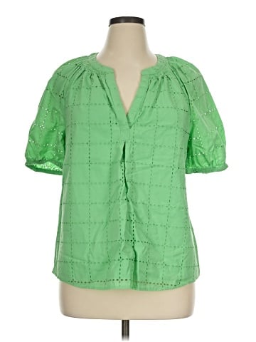 Crown & Ivy Short Sleeve Blouse (view 1)