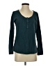 L.L.Bean Teal Long Sleeve Henley Size S - photo 1