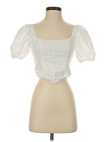 Abercrombie & Fitch Short Sleeve Blouse (view 1)