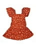 Btween 100% Polyester Orange Dress Size 4 - photo 2